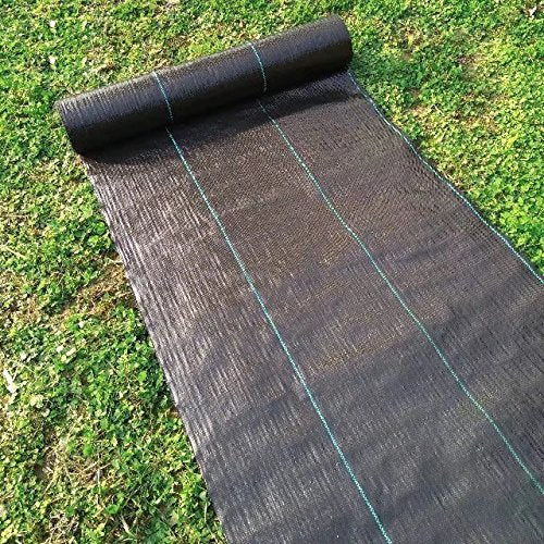 Agfabric 3.0 oz Landscape Fabric Durable and Eco-Friendly Weed Barrier, Black, 6' X 25'