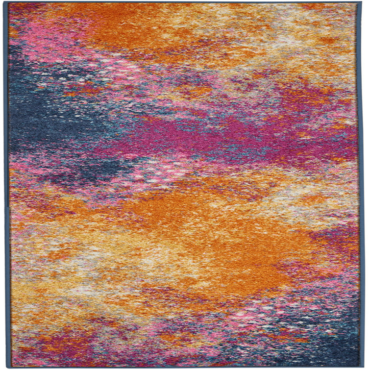 Liiam Performance Pink/Yellow Rug