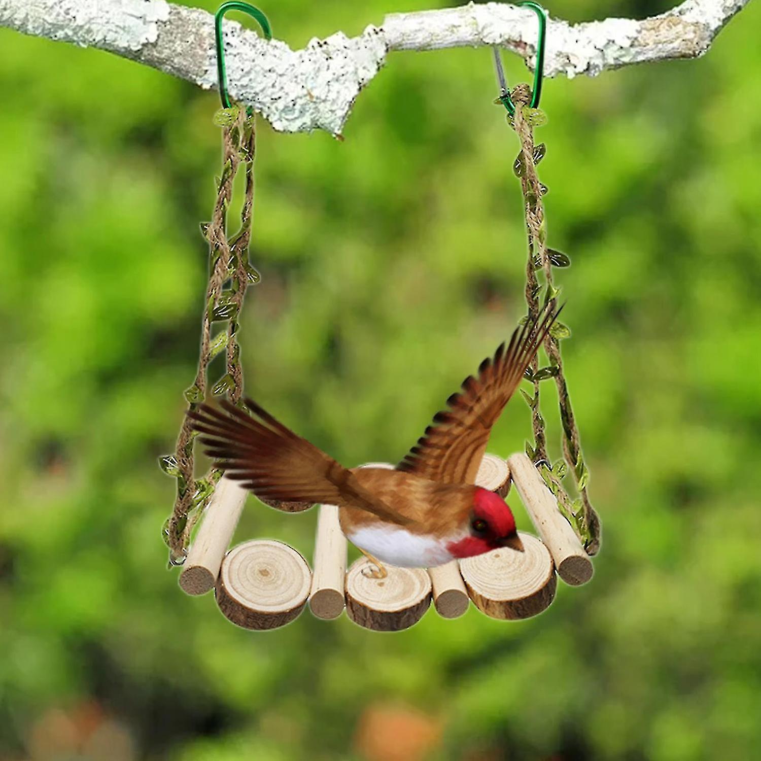 Parrot Swing Chewing Toy Durable Bird Chewing Toy Bird Cage Accessories