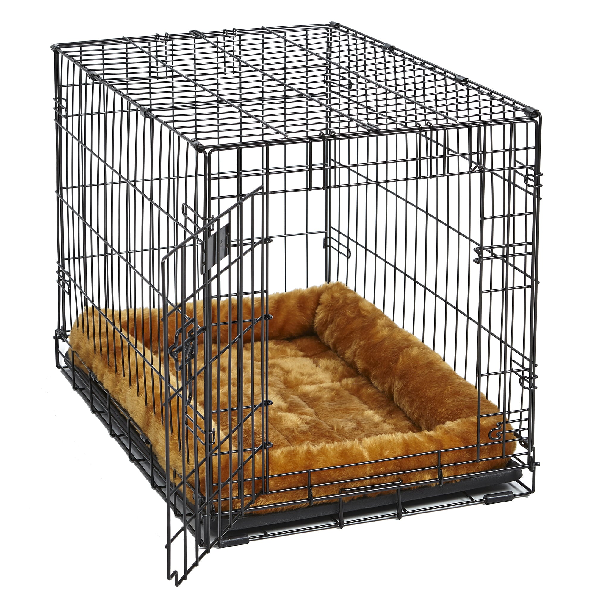 MidWest QuietTime Pet Bed & Dog Crate Mat, Cinnamon, 42"