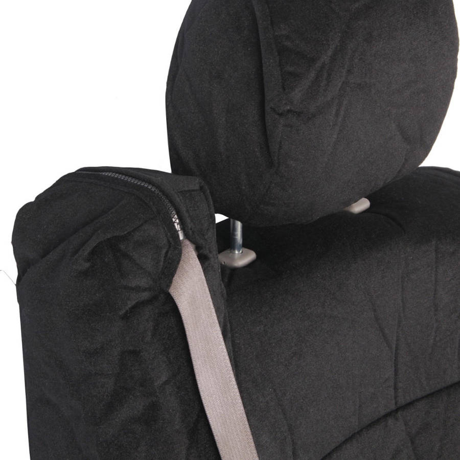 BDK Pickup Truck Seat Covers with Arm Rest and Built in Seat Belt， Encore