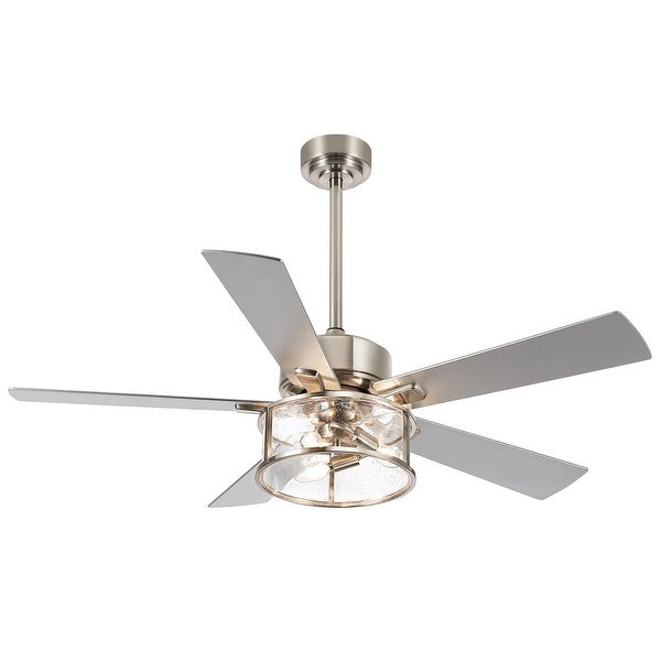 52 Inch 5-Blade Ceiling Fan with Light and Remote Shopping - The Best Deals on Ceiling Fans | 40369824