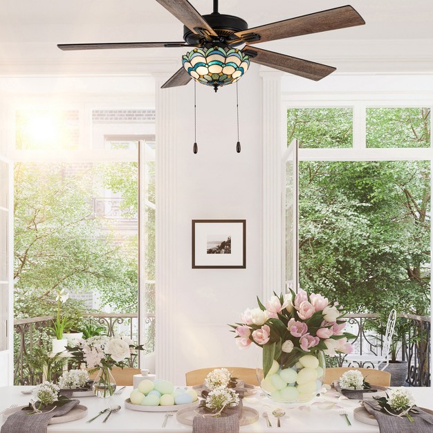 Suki 5 Blade Remote Controlled Lighted Ceiling Fan River Of Goods