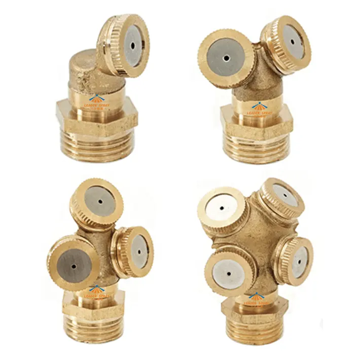 Brass low pressure 1/2 inch Agriculture Garden Irrigation one/two/three/four insecticide pesticide spray head/sprayer nozzle