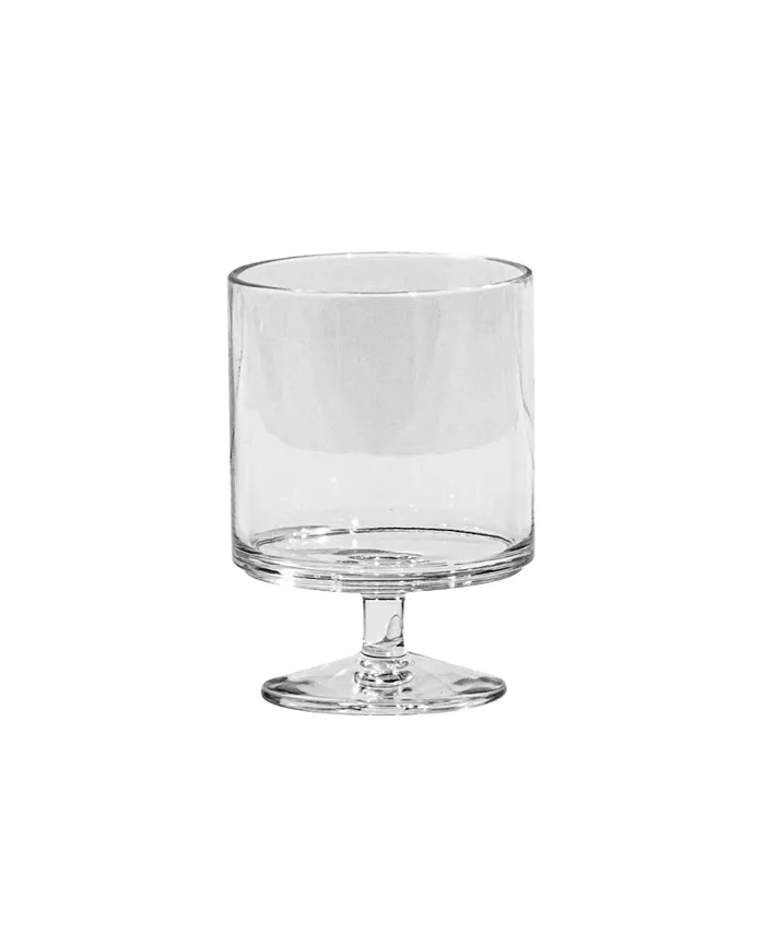 TarHong Stacking Wine 6-Piece Premium Acrylic Goblet Glass Set 9.4 oz