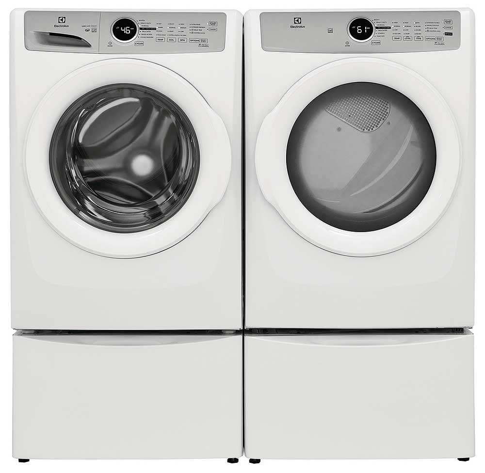 Electrolux 8 Cu. Ft. White Front Load Gas Dryer