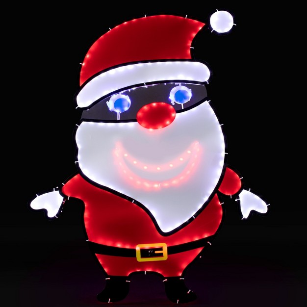 Mr Christmas Led Singing Sculpture Santa Motion Activated Outdoor Christmas Decoration