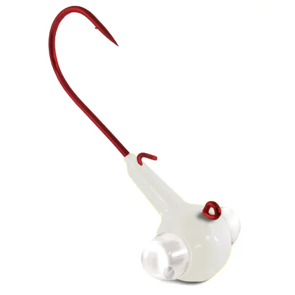 Kalin's 1/8 oz White Rattlin' Google Eye Jig