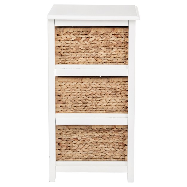 Seabrook Three Storage Unit White Osp Home Furnishings