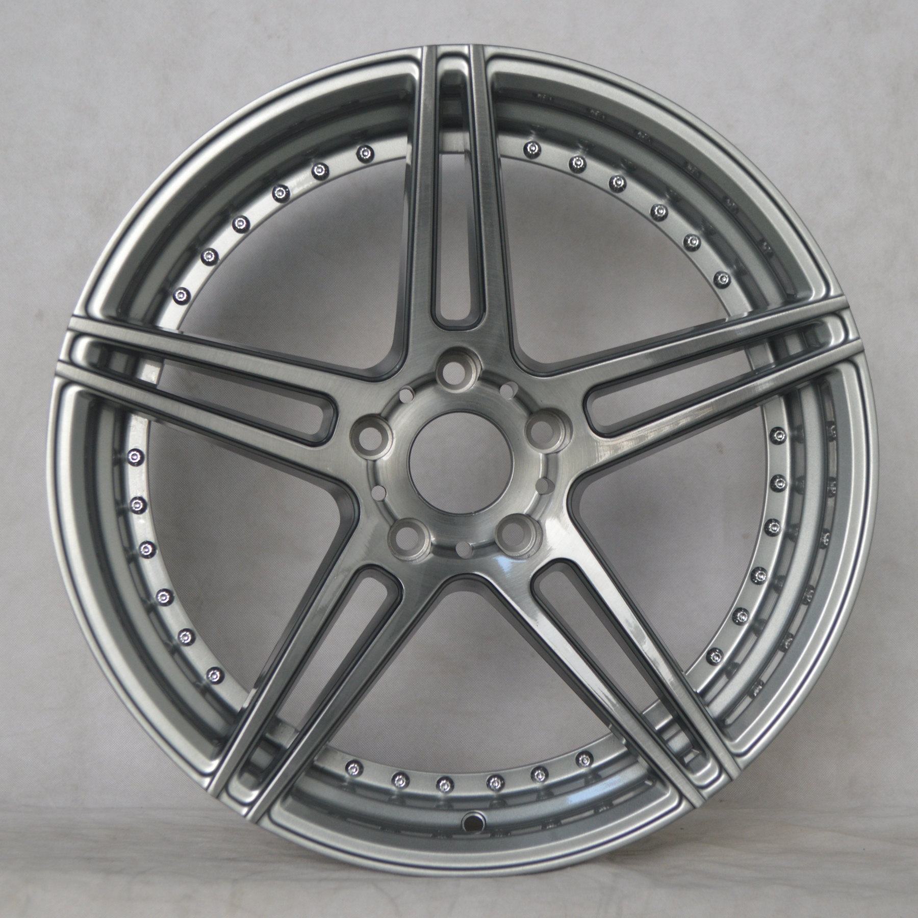 Gun Metal Painting oy Wheel Rims Multi Spoke 18x8.5inch 5x120 Passenger Car Wheels