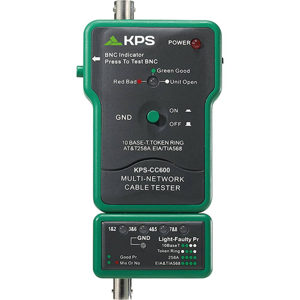 KPS Cable Tester for RJ45 and BNC KPS-CC600