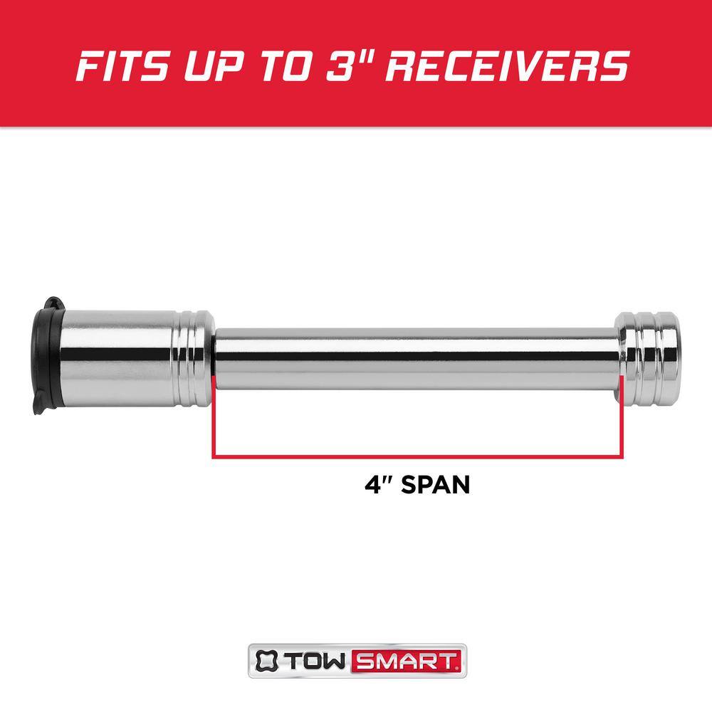 TowSmart Class 5 58 in. Barrel Style Receiver Lock 4 in. Span fits 2 in. 2-12 in. and 3 in. Receivers 7279