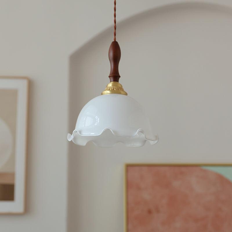 Milky Flower Pendant Light