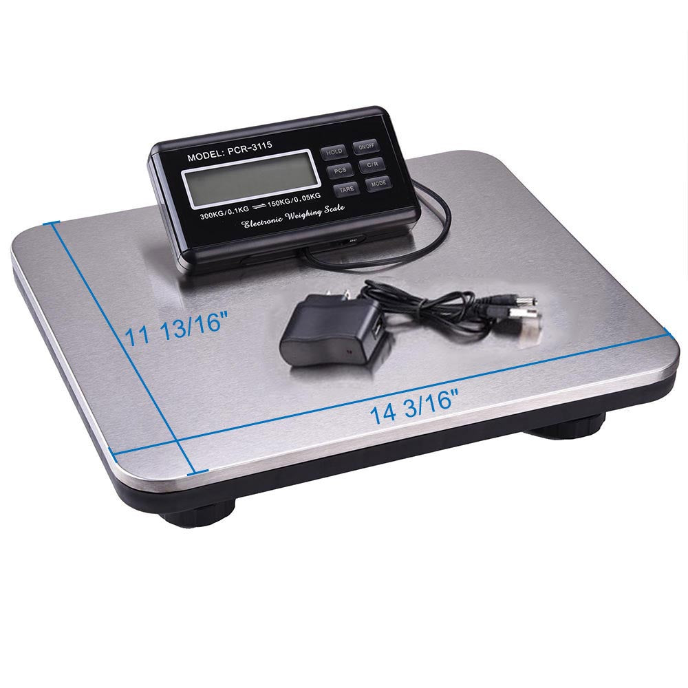 Yescom Electric Platform Scale Postal Shipping Weight 660 LBS