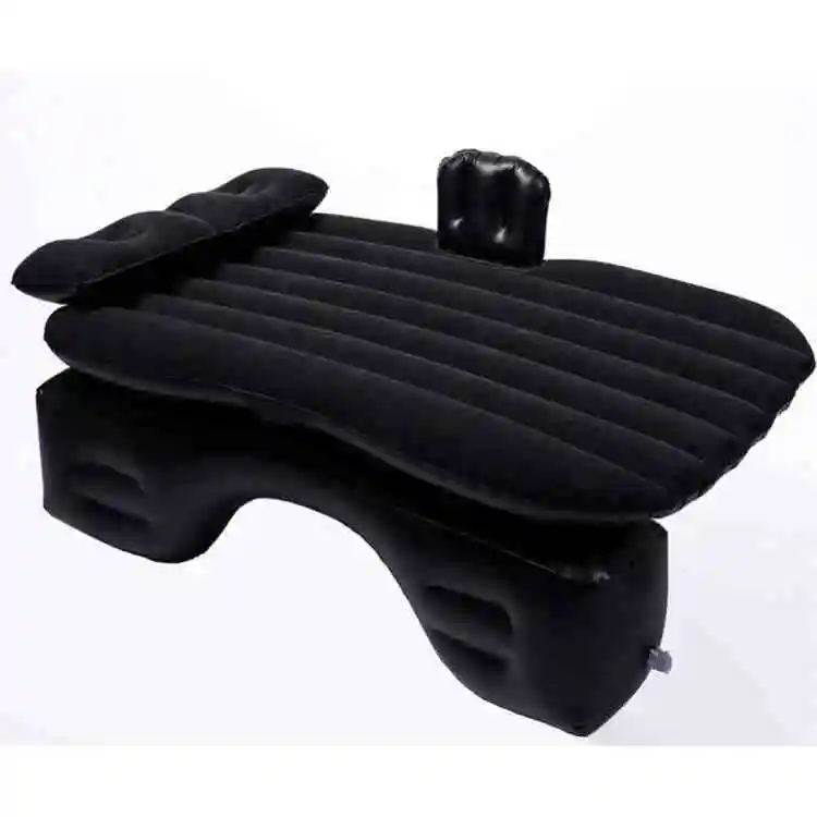 Sunshine Travel Camping Durable Inflatable Folding Sofa Bed Customized Portable Car PVC Flocking Rear Seat Air Cushion