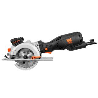 WEN 5 Amp 4-12 in. Beveling Compact Circular Saw with Laser and Carrying Case 3625