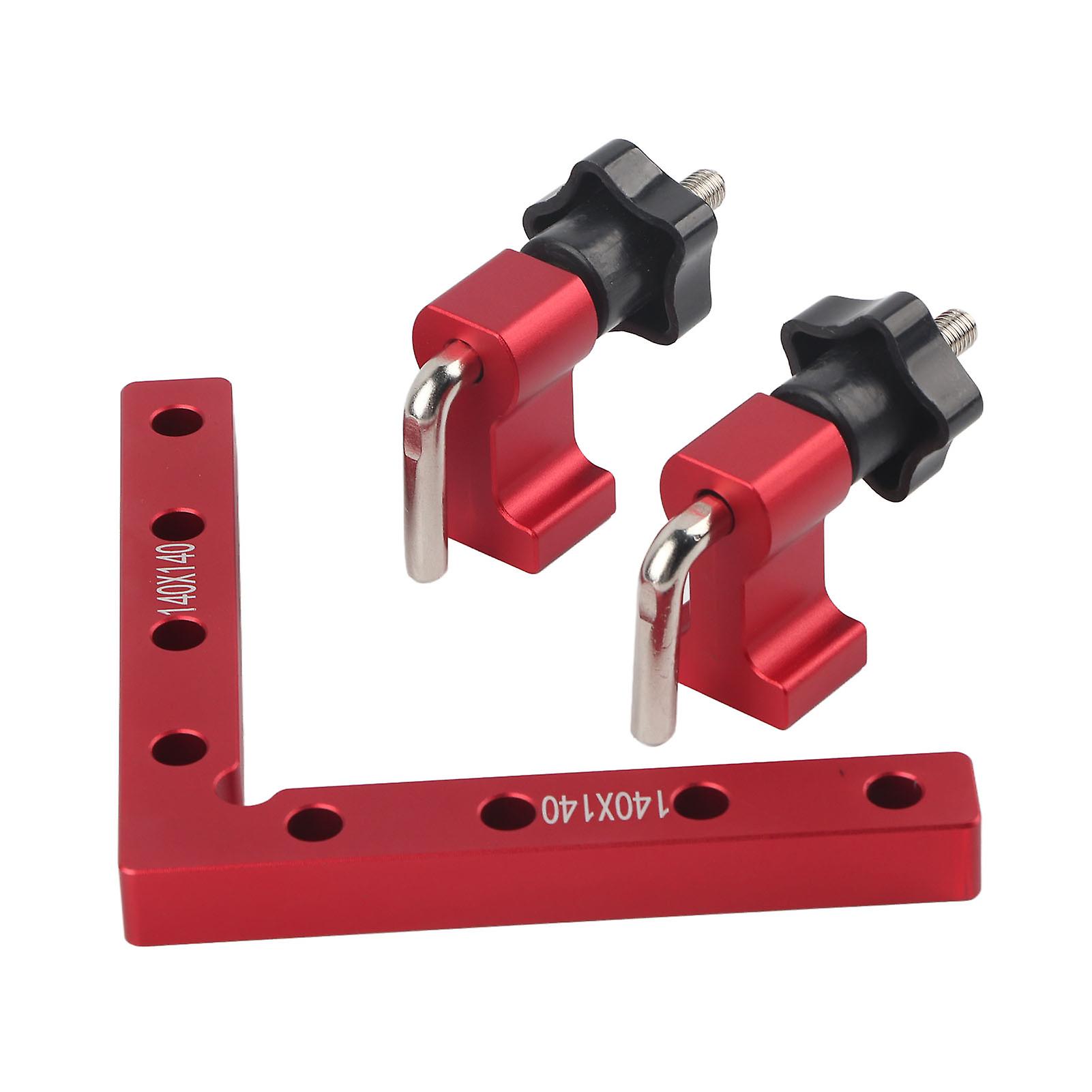 Carpenter Clamping Tool Right Angle Clamp 90 L Shaped Auxiliary Fixture Positioning Panel Clip140mm