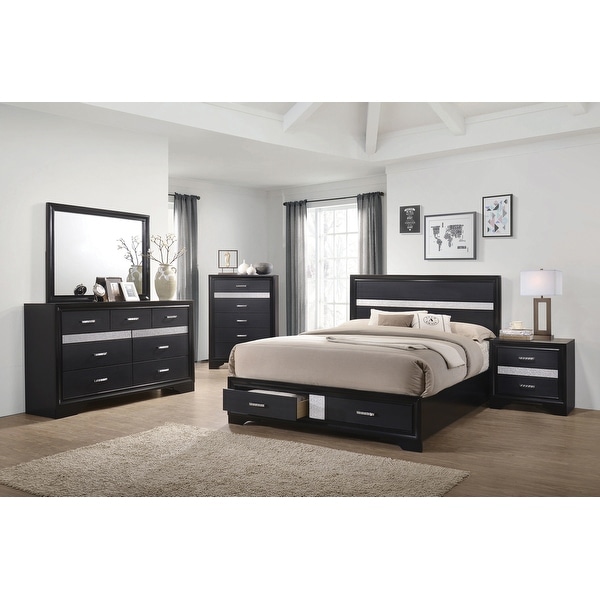 Corbin 5-piece Storage Bedroom Set with 2 Nightstands - - 35553497