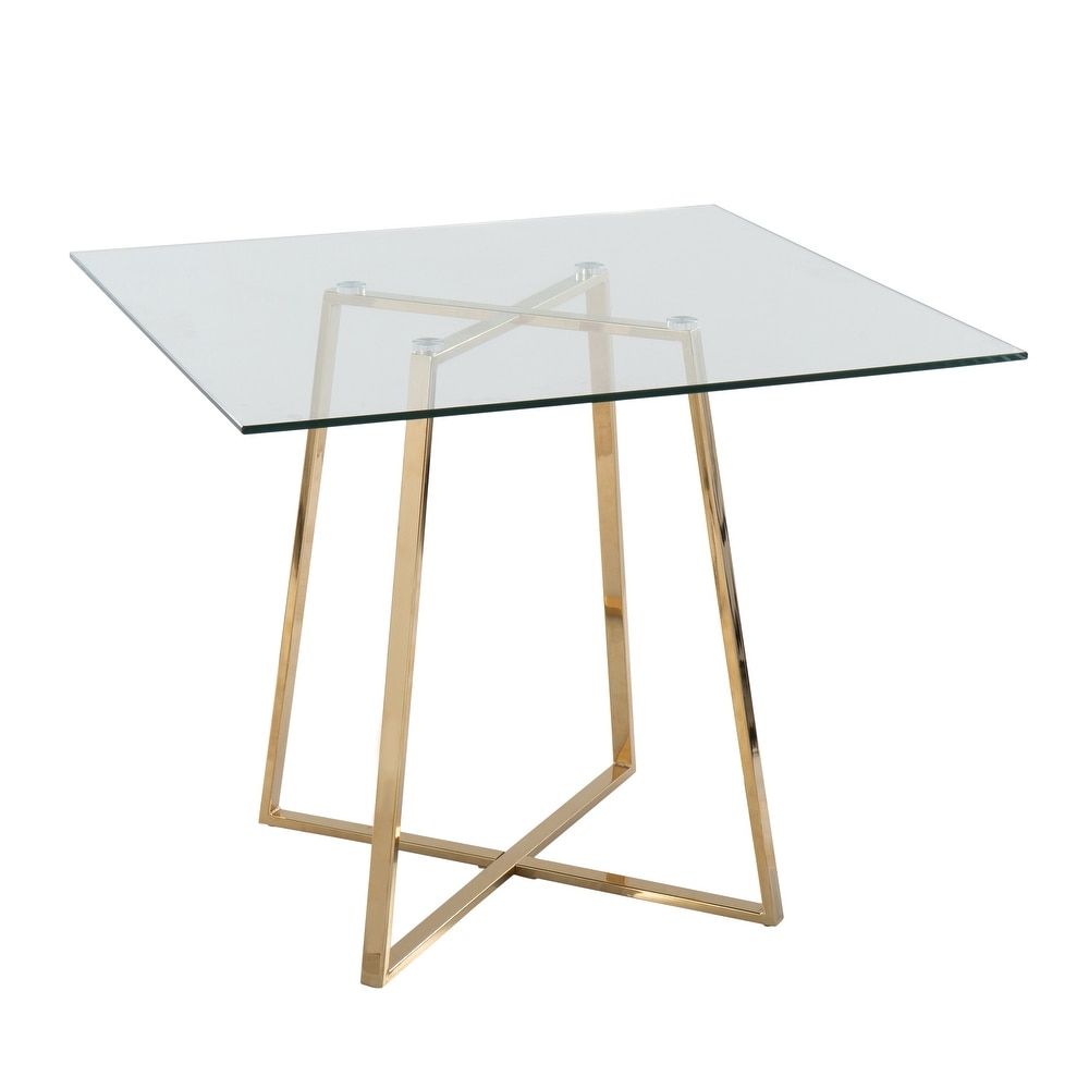 Silver Orchid Pugo Square Dining Table