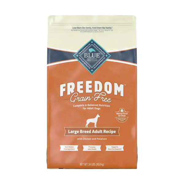 Blue Buffalo Freedom 24 lb Grain Free Natural Chicken Adult Large Breed Dry Dog Food