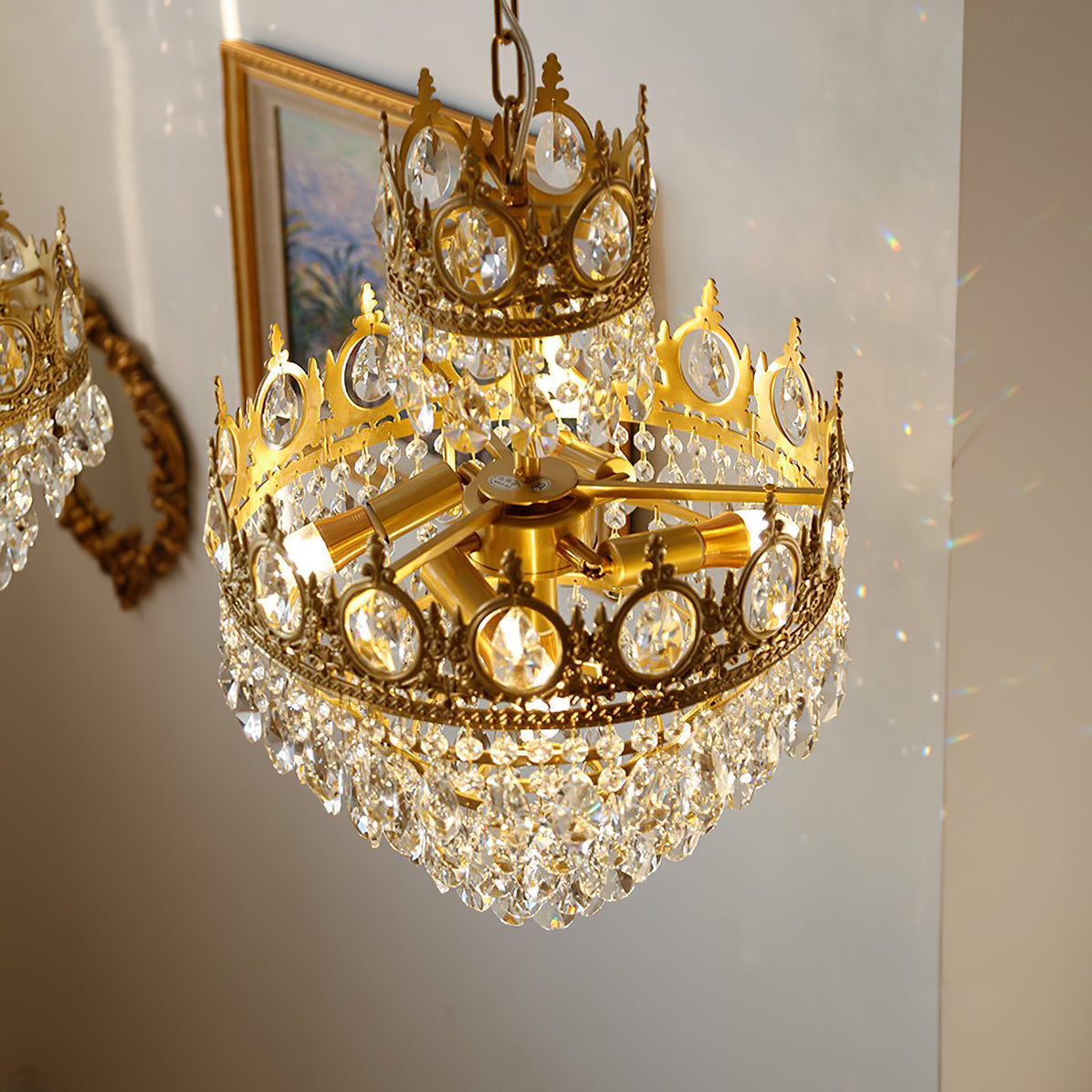 Vintage Crystal Chandelier