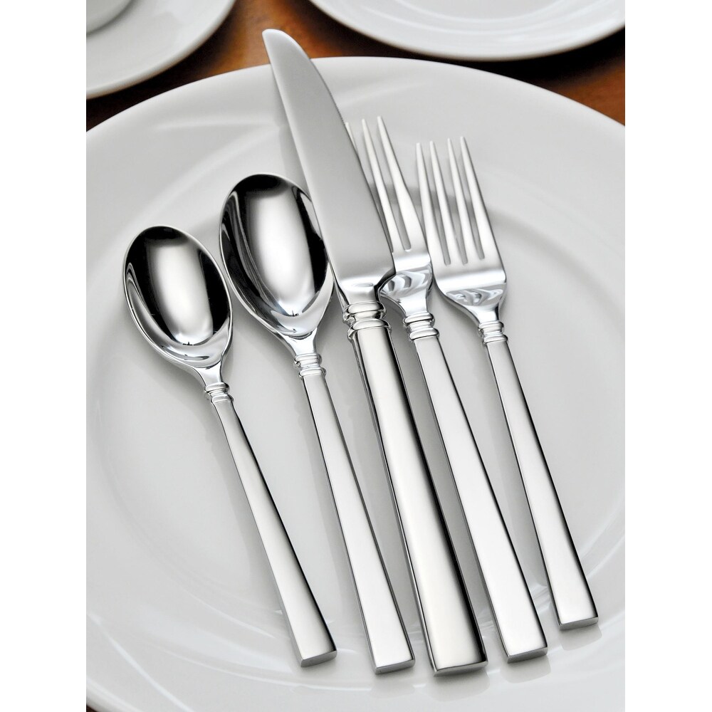 Oneida 18/0 Stainless Steel Shaker Tablespoon/Serving Spoons (Set of 12)