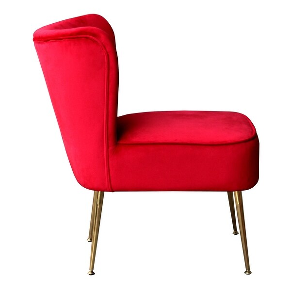 Haven Contemporary Velvet Upholstered Accent Chair