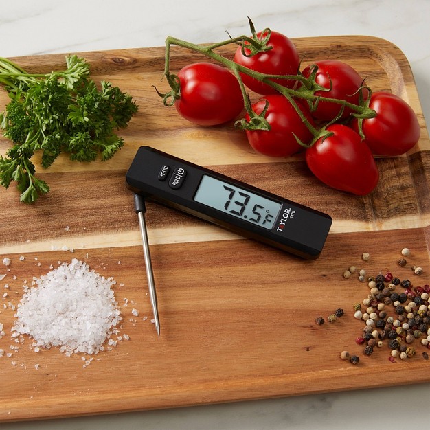 Taylor Compact Digital Folding Probe Kitchen Meat Cooking Thermometer