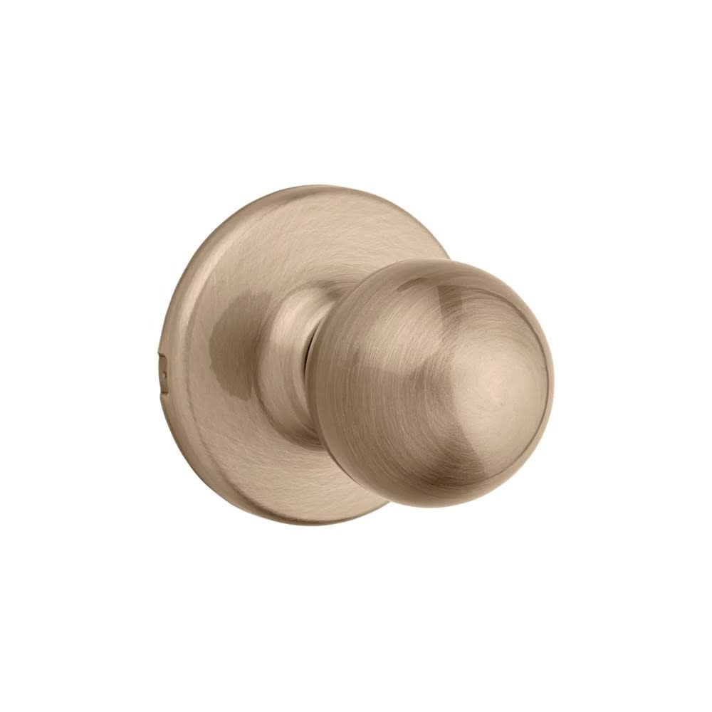 Antique Brass Hall/Closet Polo Passage Door Knob Set ;