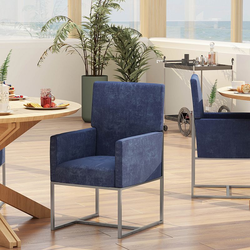 MANHATTAN COMFORT Element Dining Arm Chair 2-piece Set