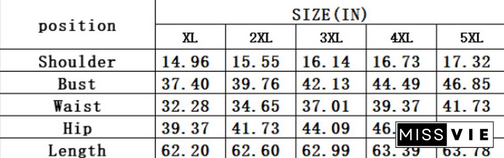 V Neck Sleeveless High Split Plus Size Dresses