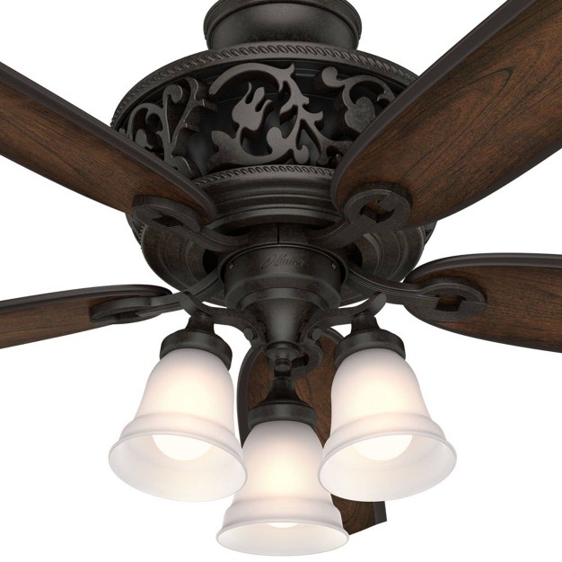 Promenade Ceiling Fan With Remote includes Led Light Bulb Hunter Fan