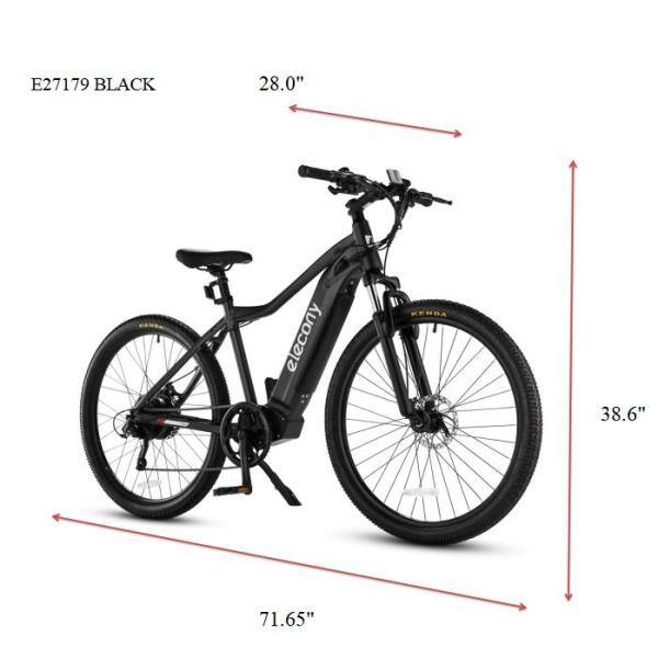 Elecony Electric 27.5 in. Adults Bike Removable Hidden 36-Volt 10Ah Lithium Battery 350-Watt Brushless Motor City Ebike GM-L-70