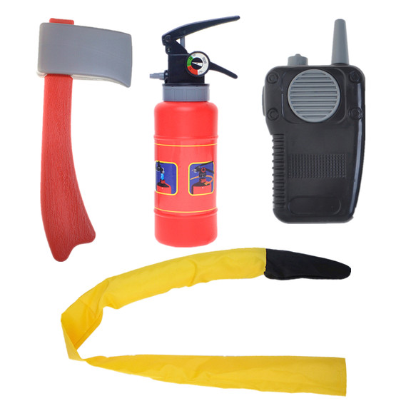 TOPTIE Fire Fighter Costume with Tools for Kids  C...