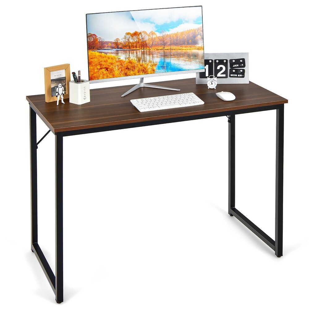 Costway Computer Desk Writing Workstation Study Laptop Table Home