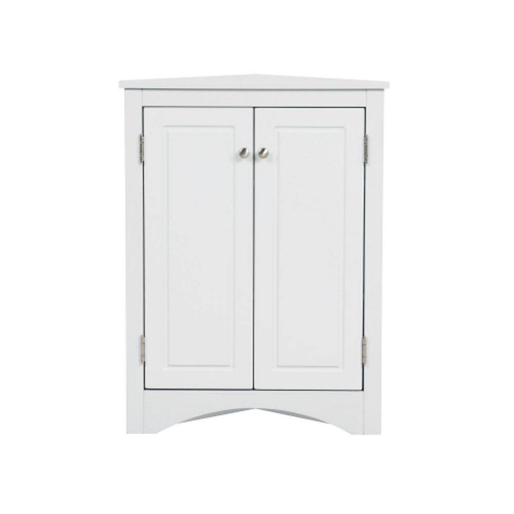 17.2 in. W x 17.2 in. D x 31.5 in. H in White MDF Ready to Assemble Diagonal Kitchen Cabinet with Full Extension YY291467AAK