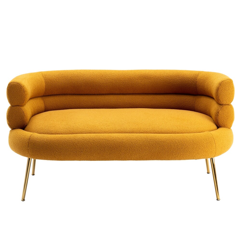 Accent Chair  Leisure Sofa Chair with Golden Feet