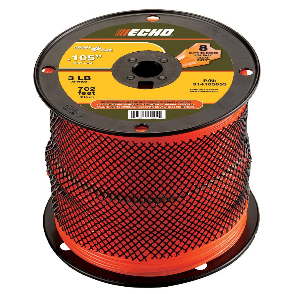 ECHO 0.105 in. x 702 ft. Medium Spool Cross-Fire Trimmer Line 314105055