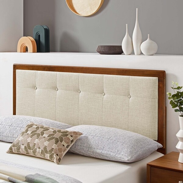 Draper Tufted Fabric and Wood Headboard - - 32028874