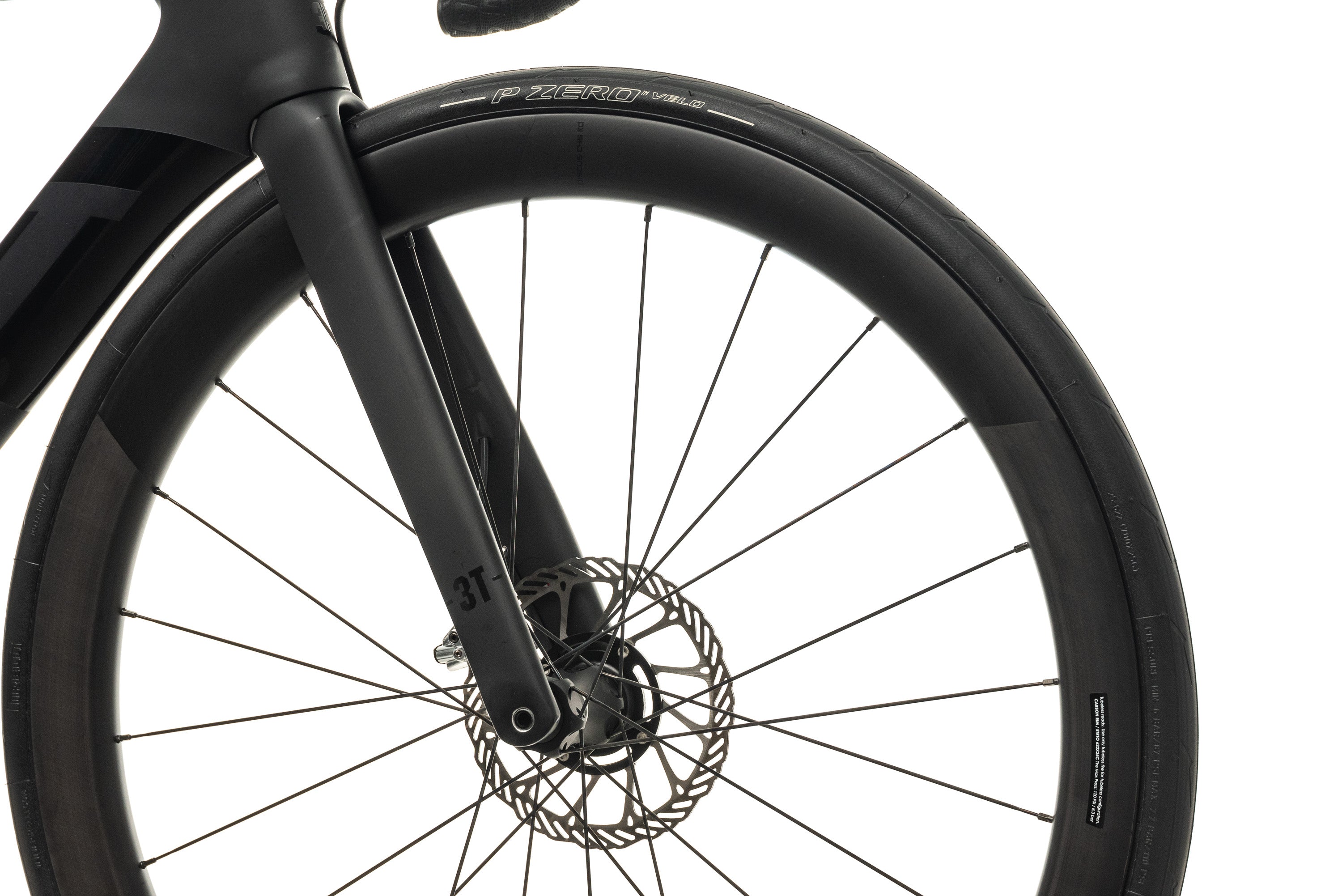 3T Strada Due Team Stealth Red AXS eTap Road Bike - 2020, Small