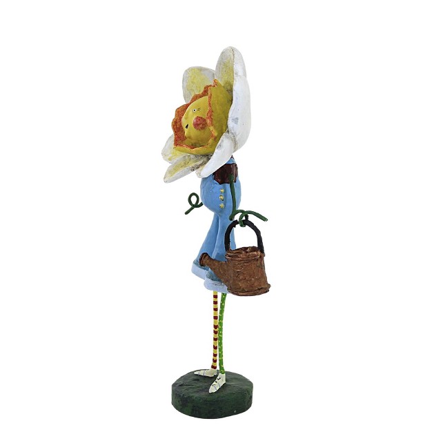 Lori Mitchell Daisy One Figurine 8 25 Inches Watering Can 13315 Polyresin Blue