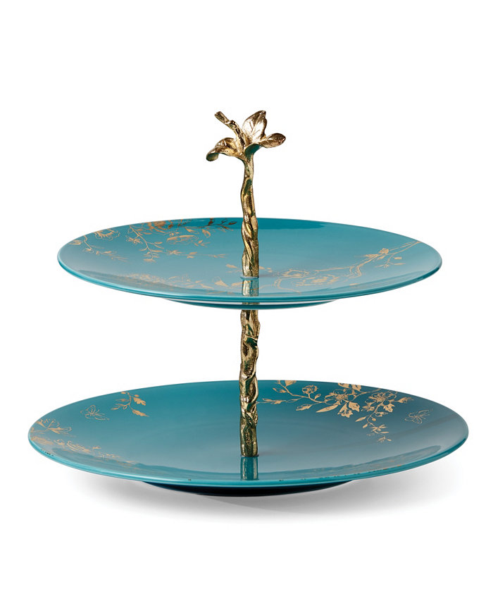 Lenox Sprig and Vine Two Tiered Served