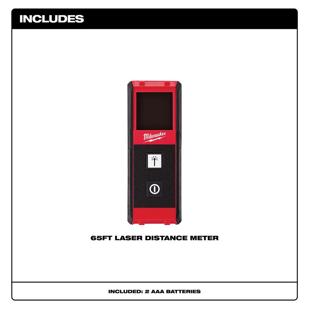 MW 65 Ft. Laser Distance Meter 48-22-9801 from MW