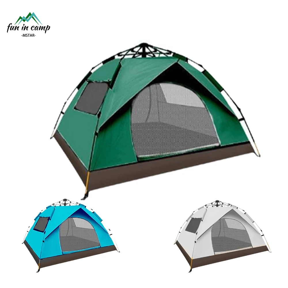 Outdoor Camping Folding Automatic Tent 3 4 Persons Beach Easy Speed Tent