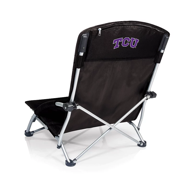 Picnic Time TCU Horned Frogs Tranquility Portable Beach Chair