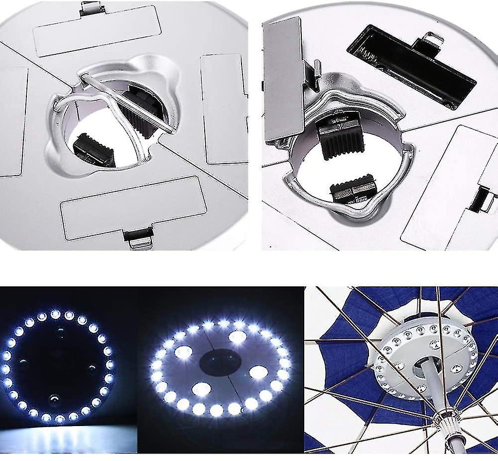 28 Led Cordless Parasol Lights With 28 Super Bright Leds