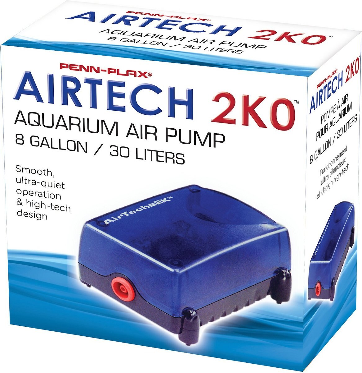 Penn-Plax Air-Tech 2K0 Aquarium Air Pump