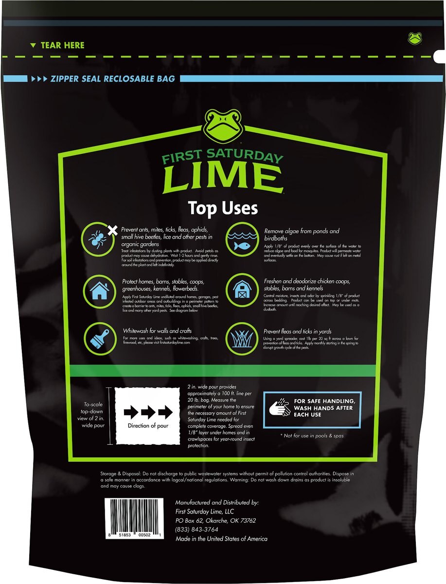 First Saturday Lime Monthly Pet Insect Repellent