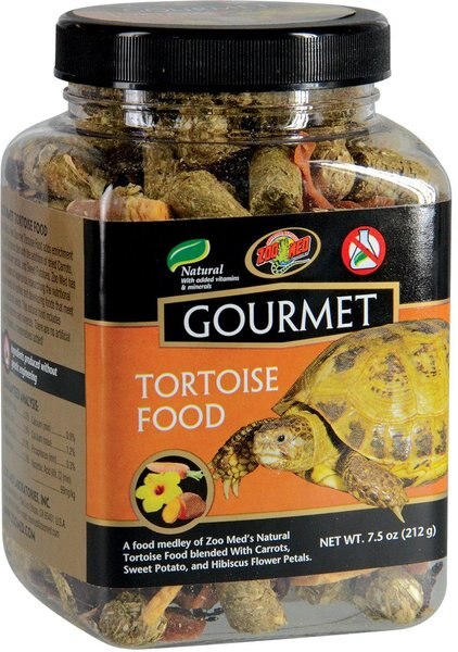 Zoo Med Gourmet Tortoise Food， 7.5-oz pouch