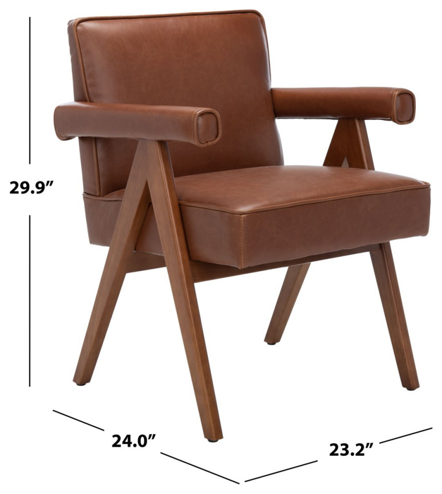 Contemporary Accent Chair  A Shaped Sides With Padded Arms   Midcentury   Armchairs And Accent Chairs   by Declusia  Houzz